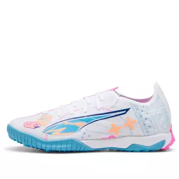 Кроссовки ultra 5 match volume up tt 'white luminous blue pink' Puma, белый