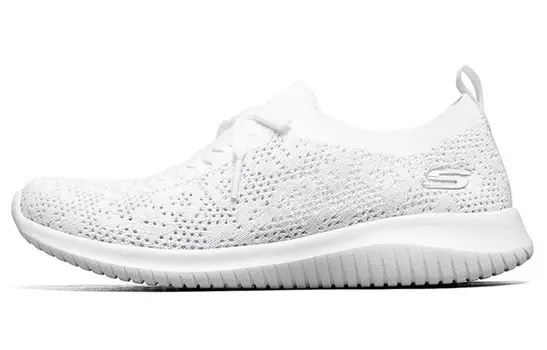 Кроссовки Ultra Flex 1.0 Lifestyle женские с низким верхом белого цвета Skechers