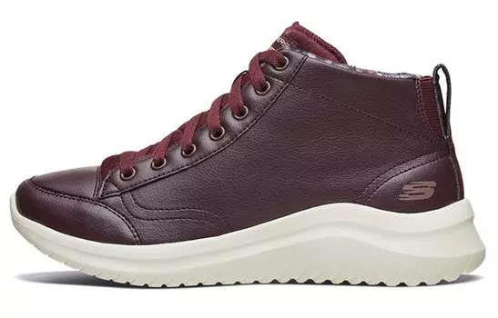 Кроссовки Ultra Flex 2.0 Lifestyle женские с высоким берцем бордового цвета Skechers