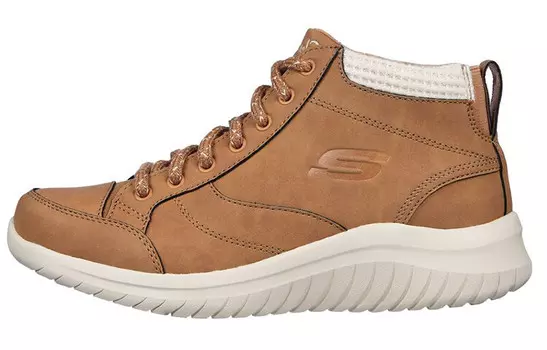Кроссовки Ultra Flex 2.0 Lifestyle женские с высоким берцем коричневого цвета Skechers
