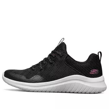Кроссовки ultra flex 2.0 low-top running shoes black/white Skechers, черный