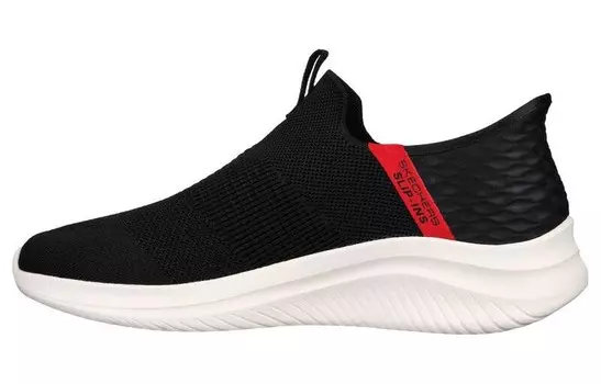 Кроссовки Ultra Flex 3.0 Lifestyle для мужчин с низким верхом, черные/красные/белые/серебристые Skechers
