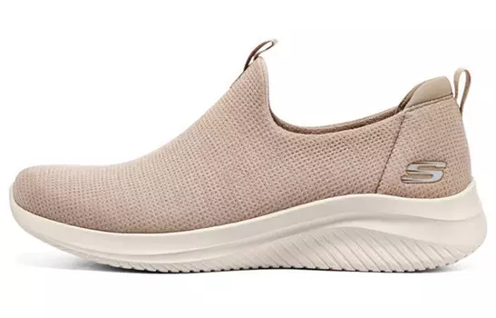 Кроссовки Ultra Flex 3.0 Lifestyle женские с низким верхом, серо-коричневые Skechers