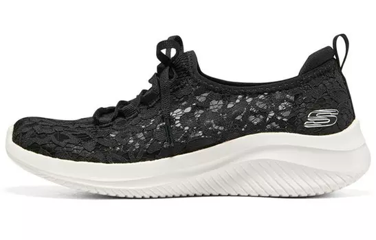 Кроссовки Ultra Flex 3.0 Lifestyle женские с низким верхом черного цвета Skechers