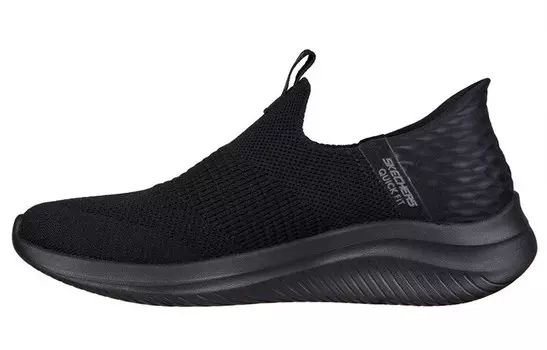 Кроссовки Ultra Flex 3.0 Lifestyle женские с низким верхом, полностью черные/серые Skechers