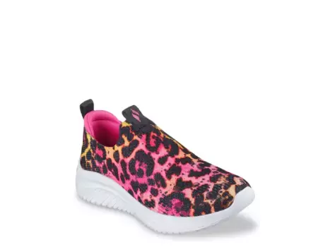 Кроссовки Ultra Flex 3.0 Slip-On Sneaker Skechers, розовый/леопардовый принт