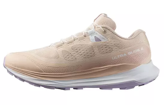 Кроссовки Ultra Glide 2 женские с низким верхом розовые/белые Salomon
