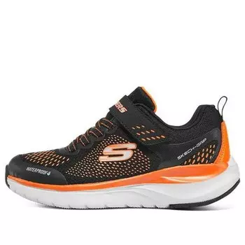 Кроссовки ultra groove 'black orange' Skechers, черный