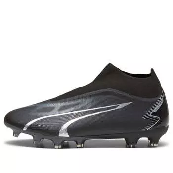 Кроссовки ultra match fg/ag 'black asphalt' Puma, черный