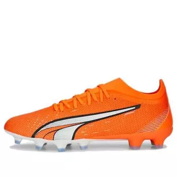 Кроссовки ultra match fg/ag 'ultra orange' Puma, голубой