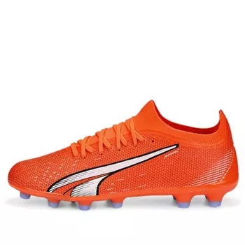 Кроссовки ultra match hg shoes 'orange' Puma, оранжевый