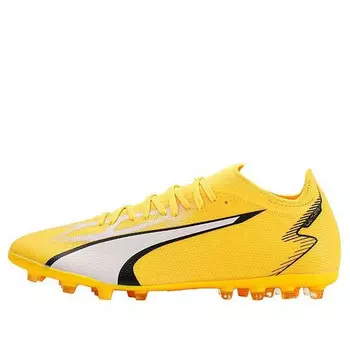 Кроссовки ultra match mg track shoes 'yellow' Puma, желтый
