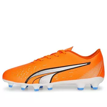 Кроссовки ultra play fg ag 'ultra orange white blue glimmer' Puma, оранжевый