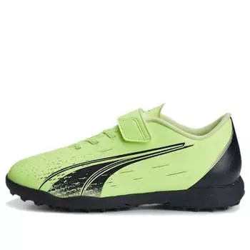 Кроссовки ultra play tt v 'solar green black' Puma, зеленый