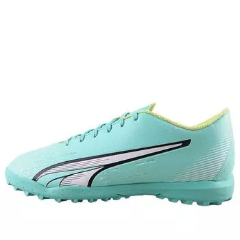 Кроссовки ultra play turf soccer shoes 'electric peppermint' Puma, зеленый