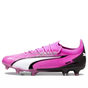 Кроссовки ultra ultimate fg cleats 'pink white black' Puma, розовый