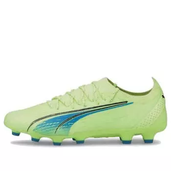 Кроссовки ultra ultimate hg 'green blue' Puma, зеленый