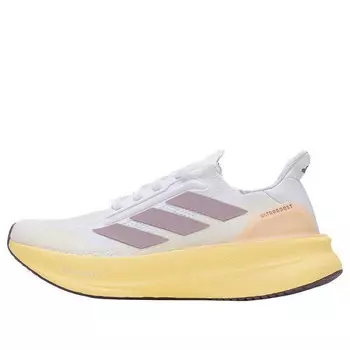 Кроссовки ultraboost 5x 'white almost yellow' Adidas, белый
