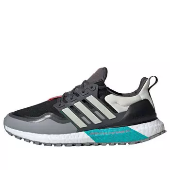 Кроссовки ultraboost all-terrain 'black cool grey aqua' Adidas, черный