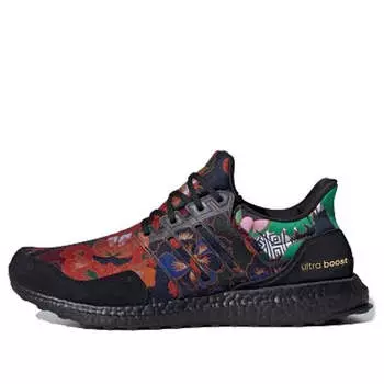 Кроссовки ultraboost dna 'floral' Adidas, черный
