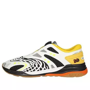 Кроссовки ultrapace r 'white yellow' Gucci, белый