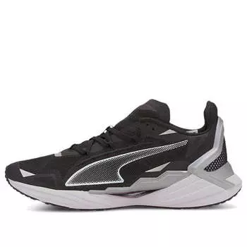 Кроссовки ultraride 'black metallic silver' Puma, черный