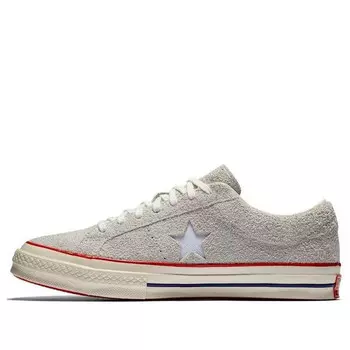 Кроссовки undefeated x one star suede low 'white' Converse, красный