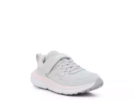 Кроссовки Under Armour Assert 10 — детские, Halo Grey/Pink