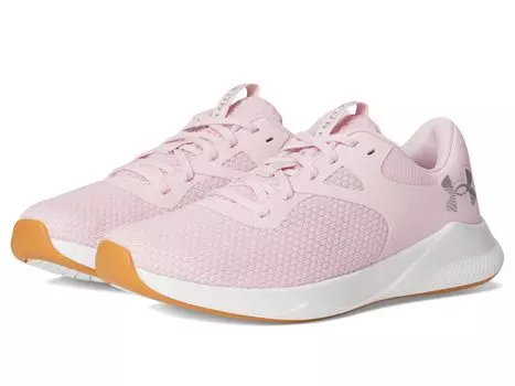 Кроссовки Under Armour Charged Aurora 2, цвет Prime Pink/White/Metallic Silver