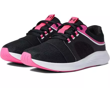 Кроссовки Under Armour Charged Breathe Bliss, цвет Black/Electro Pink/Metallic Ore