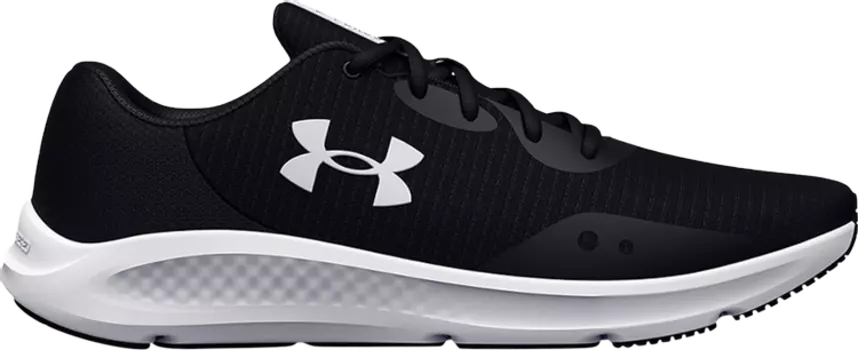 Кроссовки Under Armour Charged Pursuit 3 Tech Black White, черный
