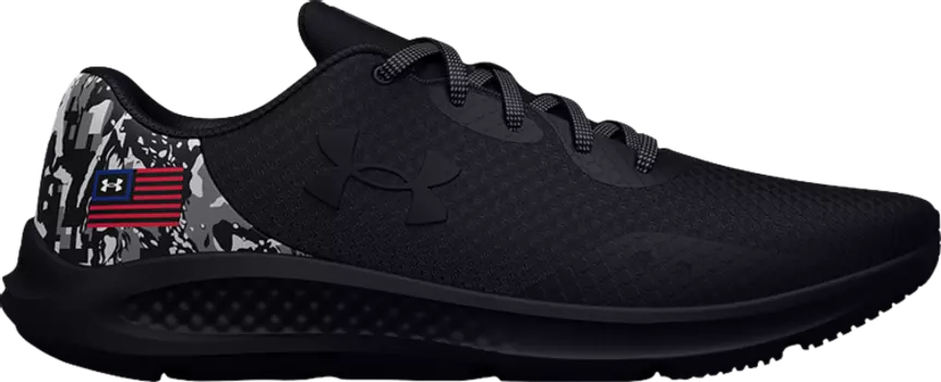 Кроссовки Under Armour Charged Pursuit 3 USA - Black, черный