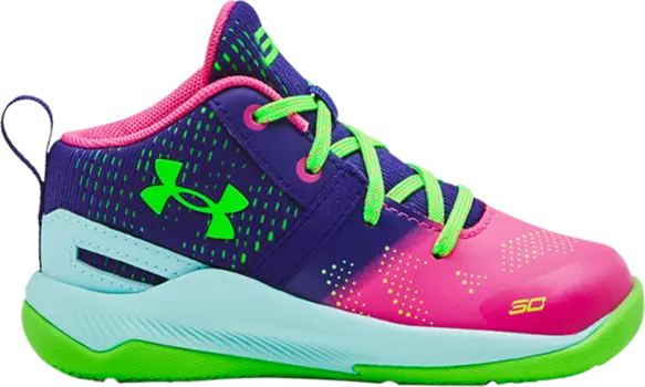 Кроссовки Under Armour Curry 2 Retro TD Northern Lights 2022, разноцветный