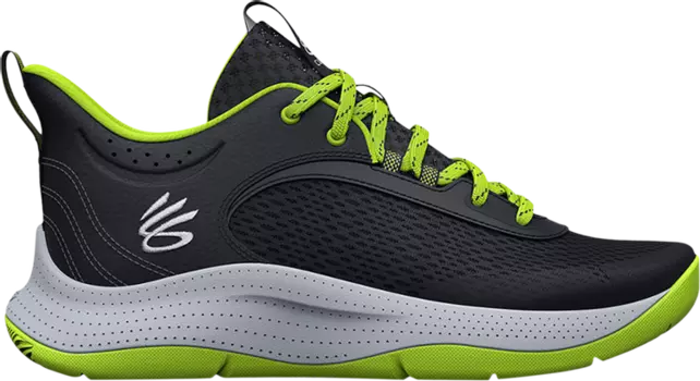 Кроссовки Under Armour Curry 3Z6 GS Black Mod Grey, черный