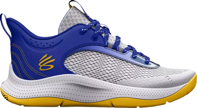 Кроссовки Under Armour Curry 3Z6 GS Warriors Home, белый
