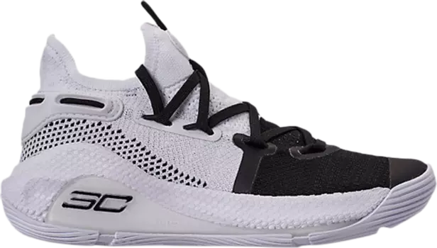 Кроссовки Under Armour Curry 6 GS Working on Excellence, белый