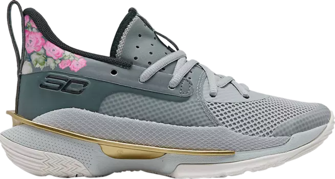 Кроссовки Under Armour Curry 7 Big Kids Chinese New Year, серый
