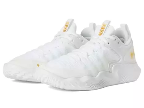 Кроссовки Under Armour Flow Ace Low, цвет White/White/Metallic Gold