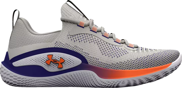 Кроссовки Under Armour Flow Dynamic Grey Blue Orange, серый