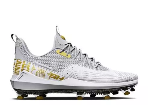 Кроссовки Under Armour HARPER 7 LOW ELITE TPU 'MOD GREY GOLD', белый
