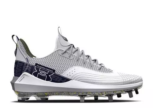 Кроссовки Under Armour HARPER 7 LOW ST 'WHITE MIDNIGHT NAVY', нави