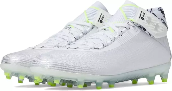 Кроссовки Under Armour Highlight Mc, цвет White/Metallic Silver/Metallic Silver