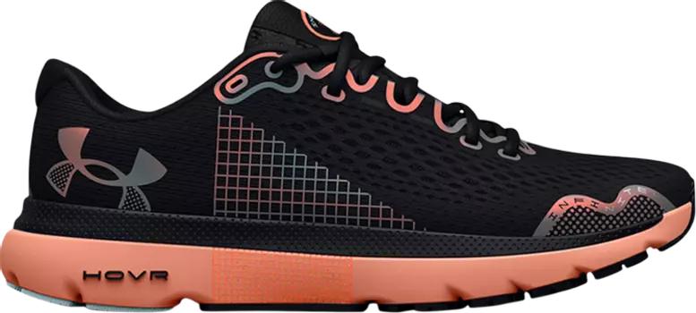 Кроссовки Under Armour HOVR Infinite 4 Black Lunar Coral, черный