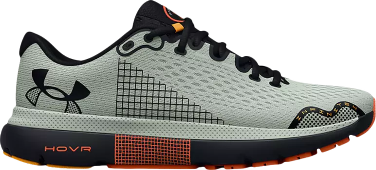 Кроссовки Under Armour HOVR Infinite 4 Illusion Green Orange, зеленый