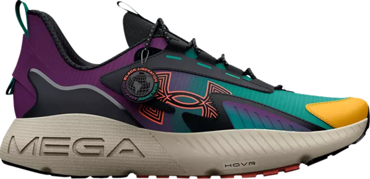 Кроссовки Under Armour HOVR Mega 2 MVMNT Black History Month, фиолетовый