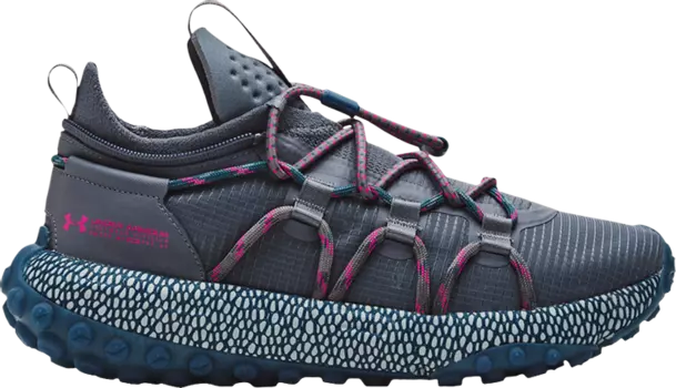 Кроссовки Under Armour HOVR Summit Fat Tire Cuff Gravel Harbor Blue, серый