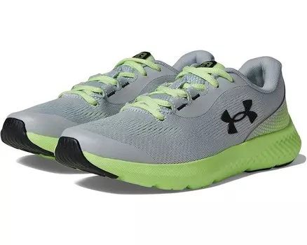 Кроссовки Under Armour Kids Grade School Rogue 4, цвет Mod Gray/Morph Green/Black