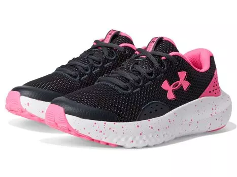 Кроссовки Under Armour Kids Grade School Surge 4, цвет Anthracite/Aero Pink/Aero Pink