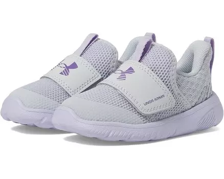 Кроссовки Under Armour Kids Infant Flash, цвет Halo Gray/Salt Purple/Lavish