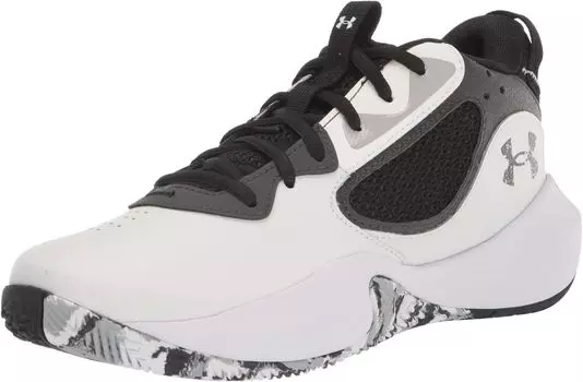 Кроссовки Under Armour Kids Lockdown 6 Sneakers Under Armour, цвет White/Black/Black